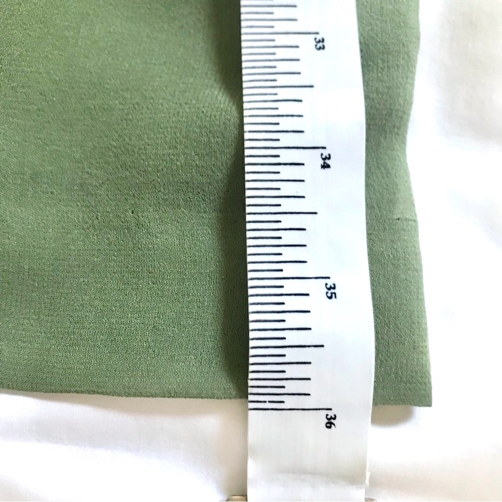 Banana Republic Green Ruffle Dress - Picture 10 of 11